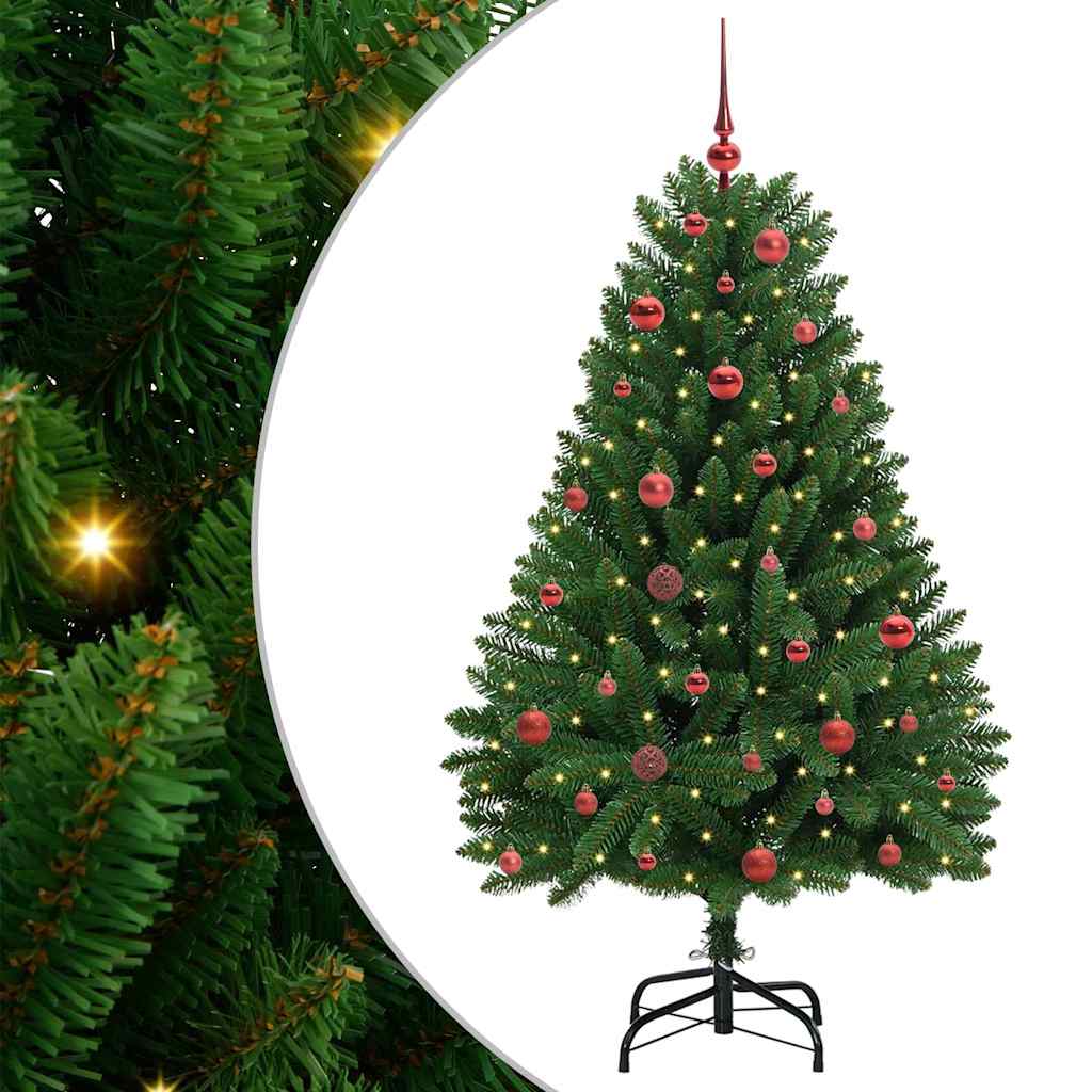 Kunstkerstboom met 150 LED Groen 150 cm PVC en Metaal is nu te koop bij PeponiXL, paradijselijk wonen!