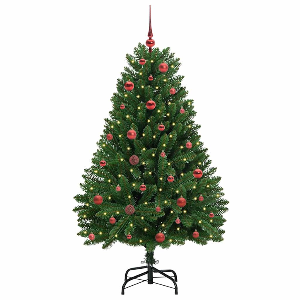 Kunstkerstboom met 150 LED Groen 150 cm PVC en Metaal is nu te koop bij PeponiXL, paradijselijk wonen!