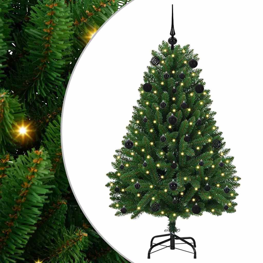 Kunstkerstboom met 150 LED Groen 150 cm PVC en Metaal is nu te koop bij PeponiXL, paradijselijk wonen!