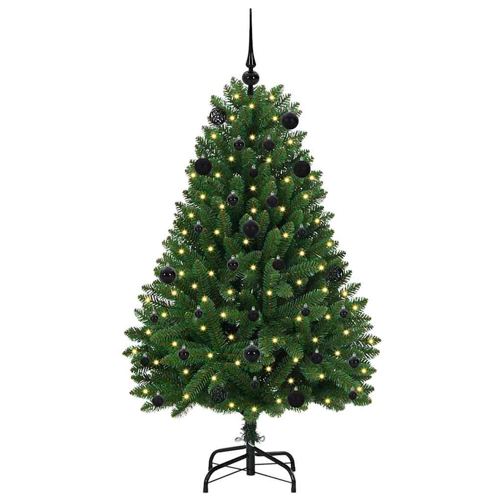 Kunstkerstboom met 150 LED Groen 150 cm PVC en Metaal is nu te koop bij PeponiXL, paradijselijk wonen!