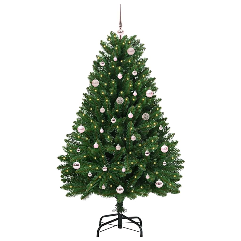 Kunstkerstboom met 150 LED Groen 150 cm PVC en Metaal is nu te koop bij PeponiXL, paradijselijk wonen!