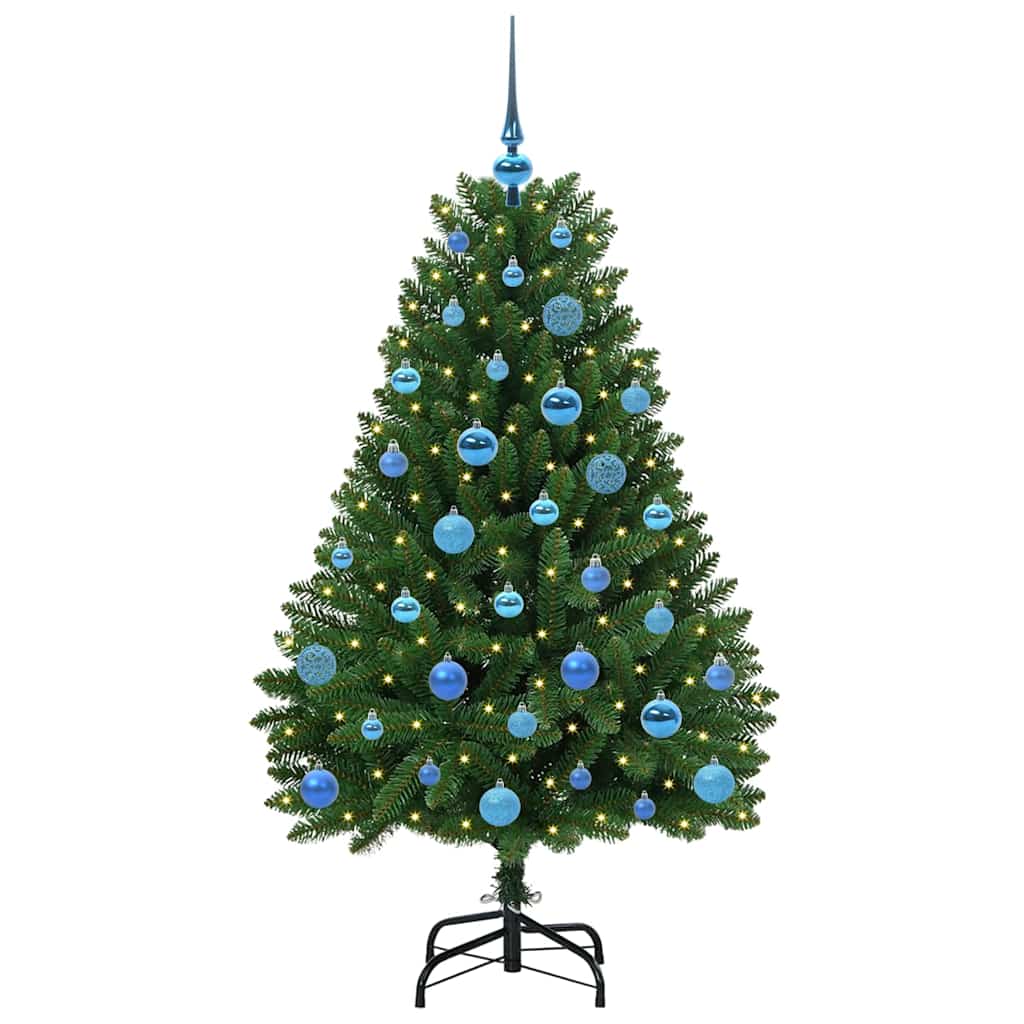 Kunstkerstboom met 150 LED Groen 150 cm PVC en Metaal is nu te koop bij PeponiXL, paradijselijk wonen!