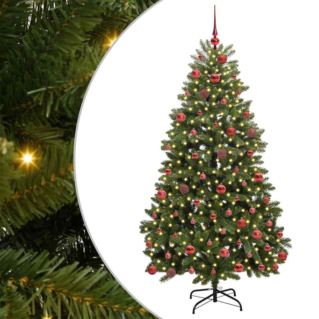 Kunstkerstboom met 300 LED Groen 180 cm PVC en Metaal is nu te koop bij PeponiXL, paradijselijk wonen!