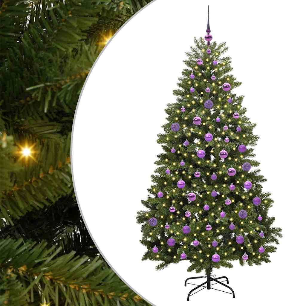 Kunstkerstboom met 300 LED Groen 180 cm PVC en Metaal is nu te koop bij PeponiXL, paradijselijk wonen!