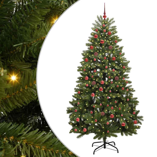 Kunstkerstboom met 300 LED Groen 210 cm PVC en Metaal is nu te koop bij PeponiXL, paradijselijk wonen!
