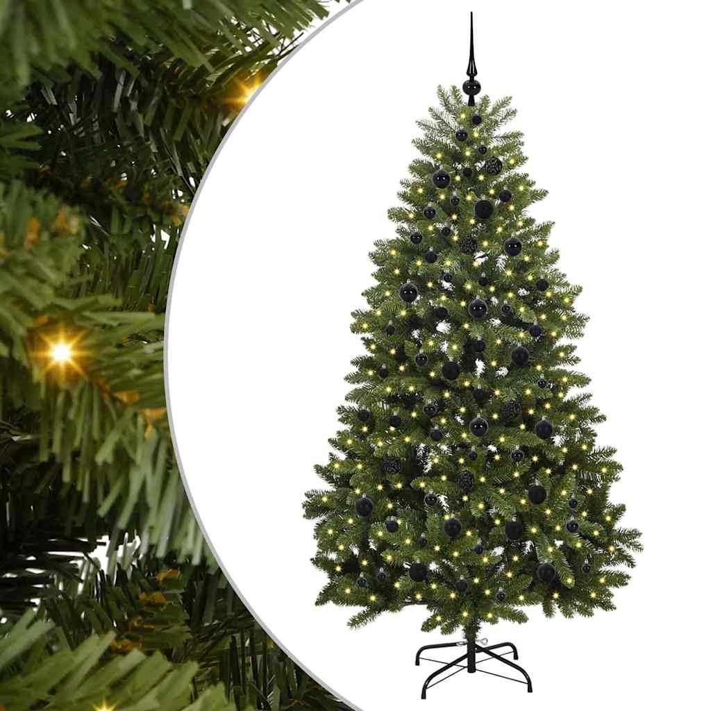 Kunstkerstboom met 300 LED Groen 210 cm PVC en Metaal is nu te koop bij PeponiXL, paradijselijk wonen!
