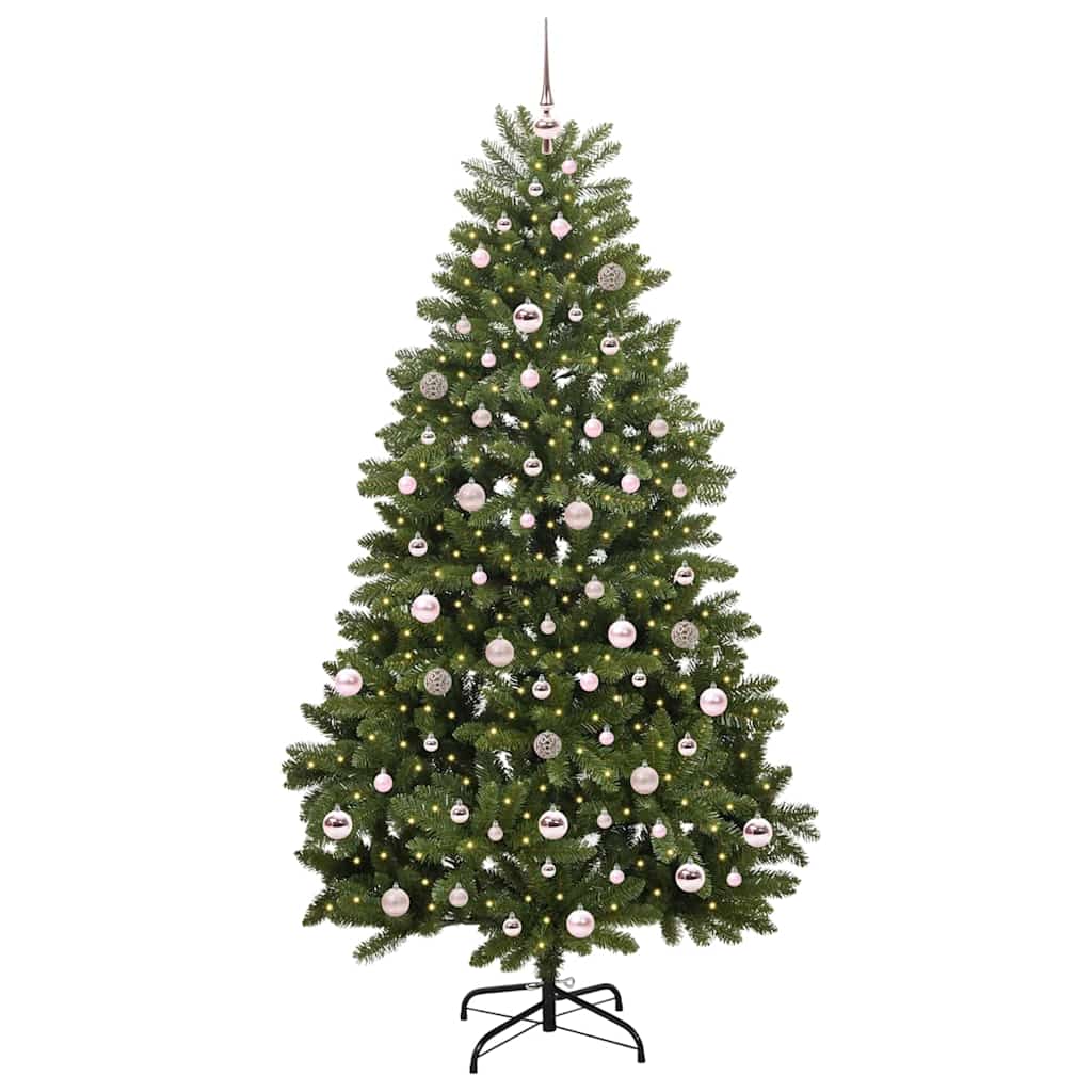 Kunstkerstboom met 300 LED Groen 210 cm PVC en Metaal is nu te koop bij PeponiXL, paradijselijk wonen!