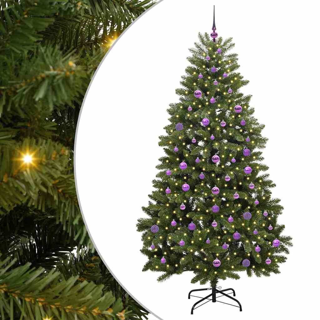 Kunstkerstboom met 300 LED Groen 210 cm PVC en Metaal is nu te koop bij PeponiXL, paradijselijk wonen!