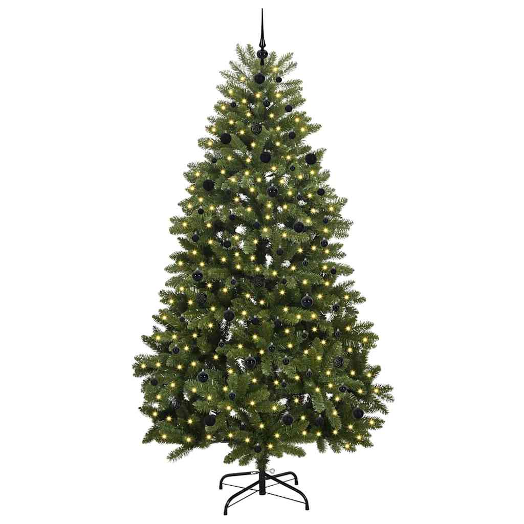 Kunstkerstboom met 300 LED Groen 240 cm PVC en Metaal is nu te koop bij PeponiXL, paradijselijk wonen!