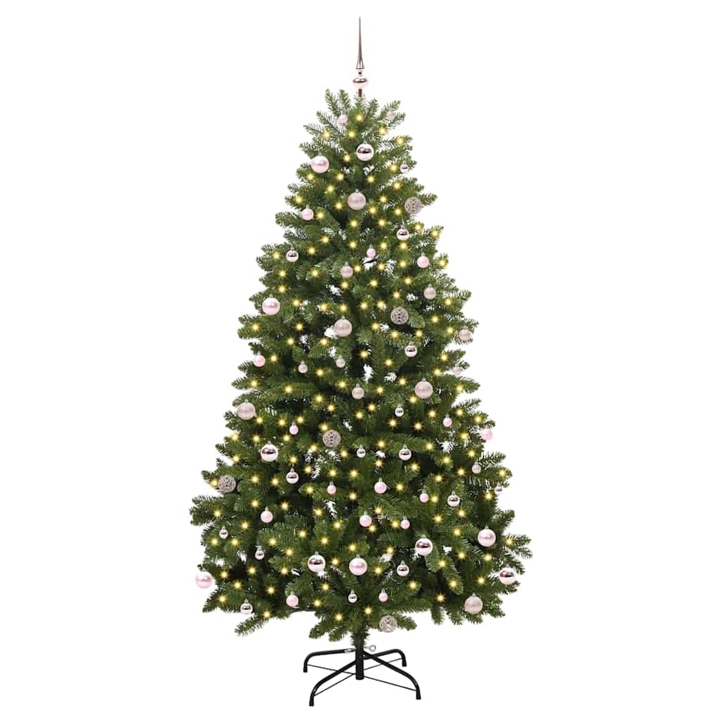 Kunstkerstboom met 300 LED Groen 240 cm PVC en Metaal is nu te koop bij PeponiXL, paradijselijk wonen!