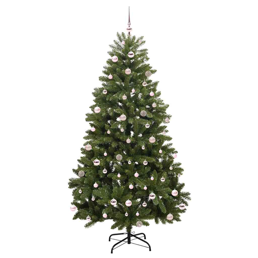 Kunstkerstboom met 300 LED Groen 240 cm PVC en Metaal is nu te koop bij PeponiXL, paradijselijk wonen!