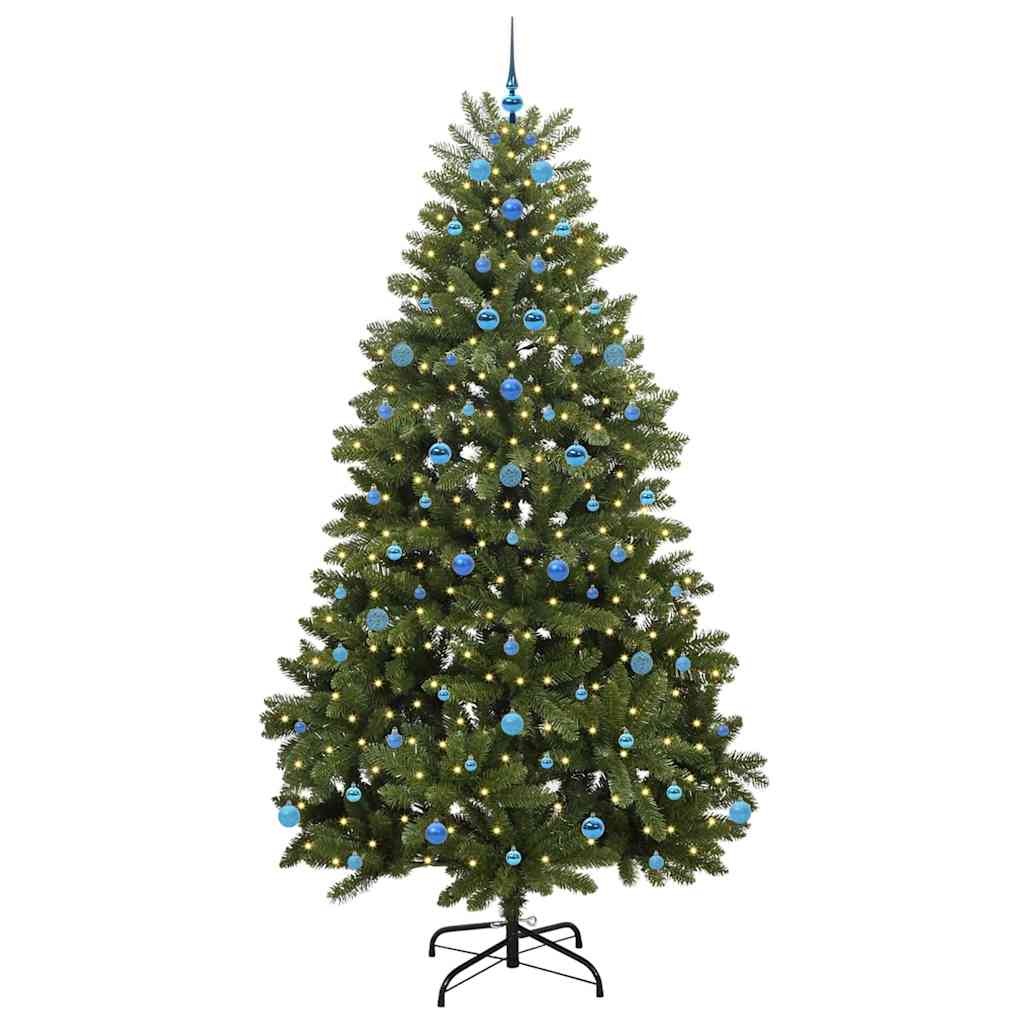 Kunstkerstboom met 300 LED Groen 240 cm PVC en Metaal is nu te koop bij PeponiXL, paradijselijk wonen!