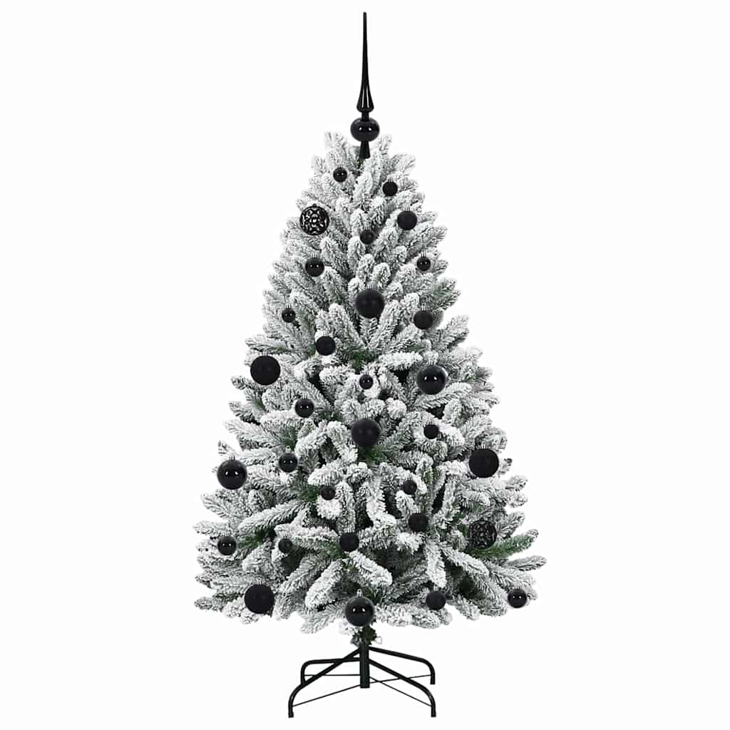 Kunstkerstboom met 150 LED Groen en Wit 120 cm PVC en Metaal is nu te koop bij PeponiXL, paradijselijk wonen!