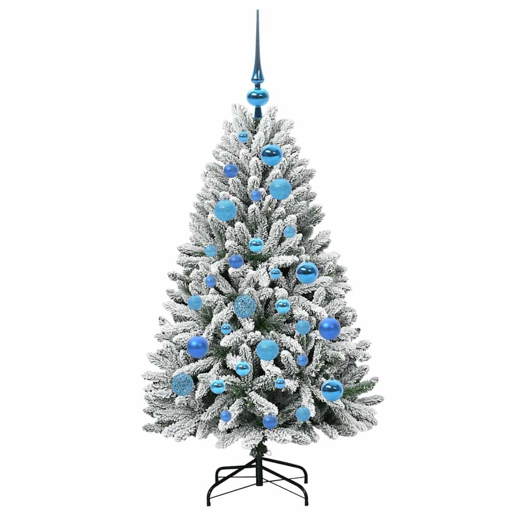Kunstkerstboom met 150 LED Groen en Wit 120 cm PVC en Metaal is nu te koop bij PeponiXL, paradijselijk wonen!