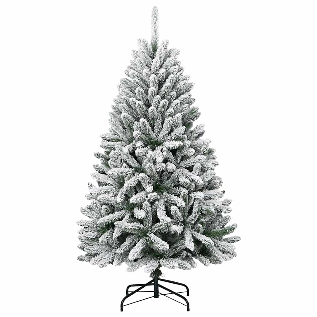 Kunstkerstboom met 150 LED Groen en Wit 150 cm PVC en Metaal is nu te koop bij PeponiXL, paradijselijk wonen!
