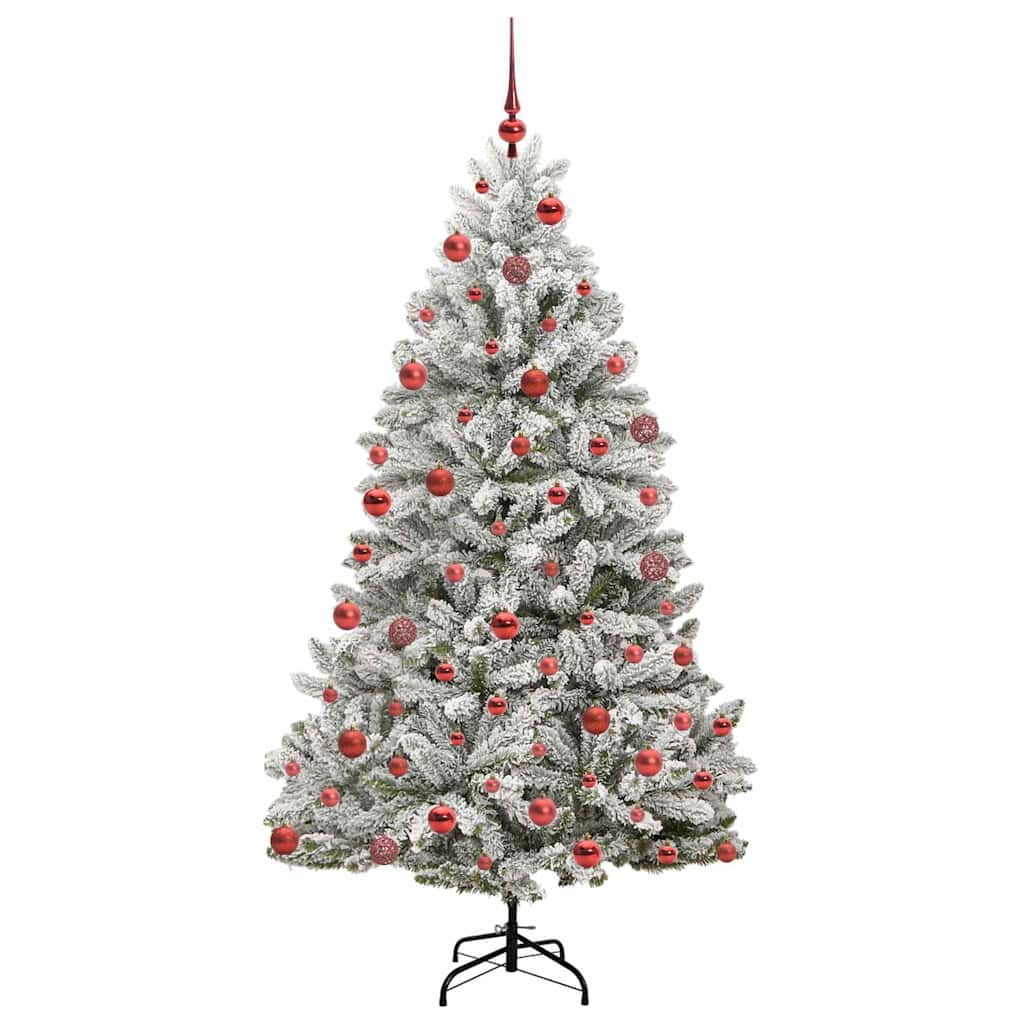 Kunstkerstboom met 300 LED Groen en Wit 180 cm PVC en Metaal is nu te koop bij PeponiXL, paradijselijk wonen!