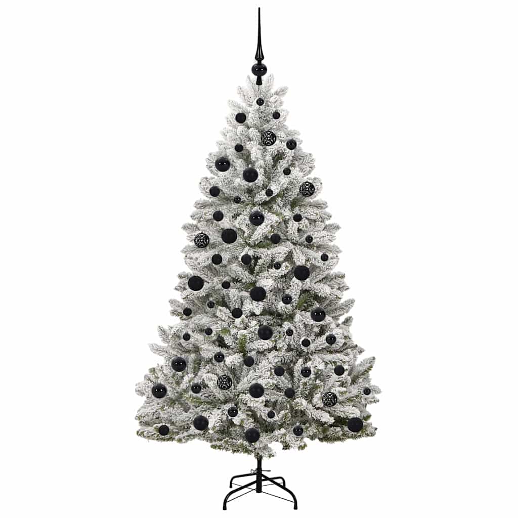 Kunstkerstboom met 300 LED Groen en Wit 180 cm PVC en Metaal is nu te koop bij PeponiXL, paradijselijk wonen!