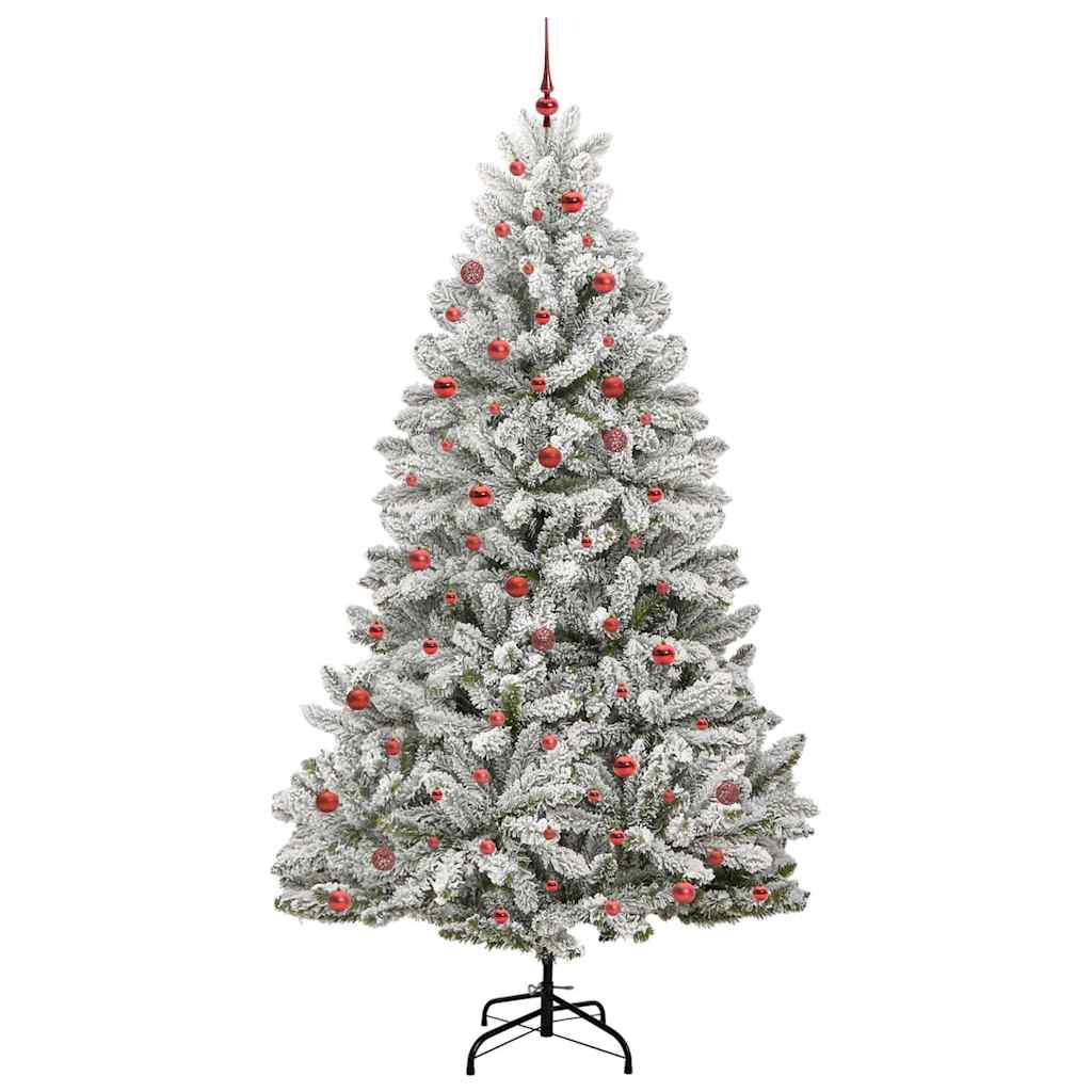 Kunstkerstboom met 300 LED Groen en Wit 270 cm PVC en Metaal is nu te koop bij PeponiXL, paradijselijk wonen!
