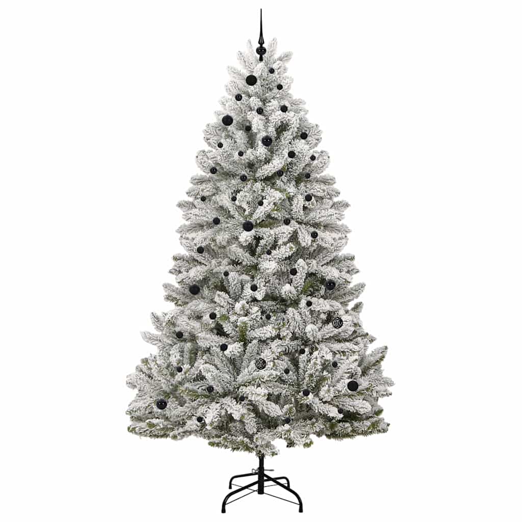 Kunstkerstboom met 300 LED Groen en Wit 270 cm PVC en Metaal is nu te koop bij PeponiXL, paradijselijk wonen!