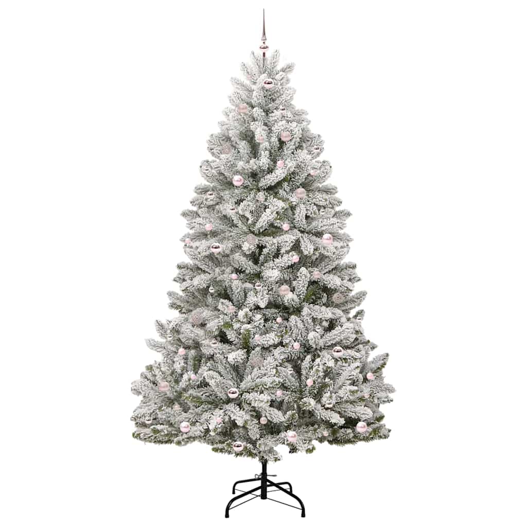 Kunstkerstboom met 300 LED Groen en Wit 270 cm PVC en Metaal is nu te koop bij PeponiXL, paradijselijk wonen!