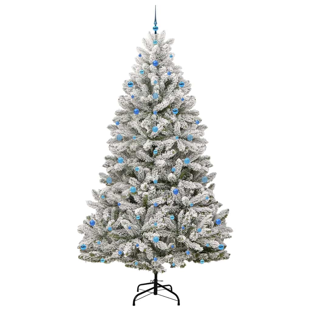 Kunstkerstboom met 300 LED Groen en Wit 270 cm PVC en Metaal is nu te koop bij PeponiXL, paradijselijk wonen!
