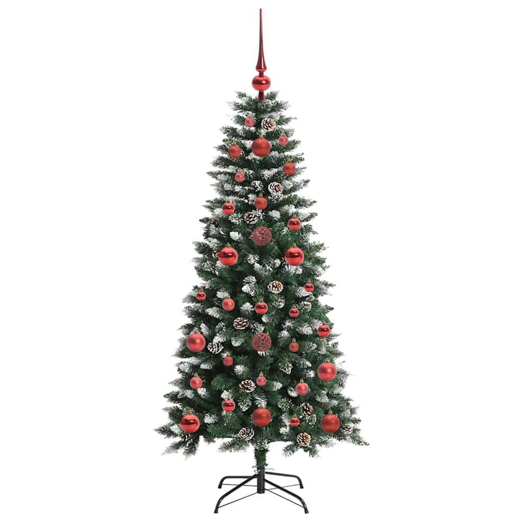 Kunstkerstboom met 150 LED Groen 120 cm PVC en Plastic en Staal is nu te koop bij PeponiXL, paradijselijk wonen!