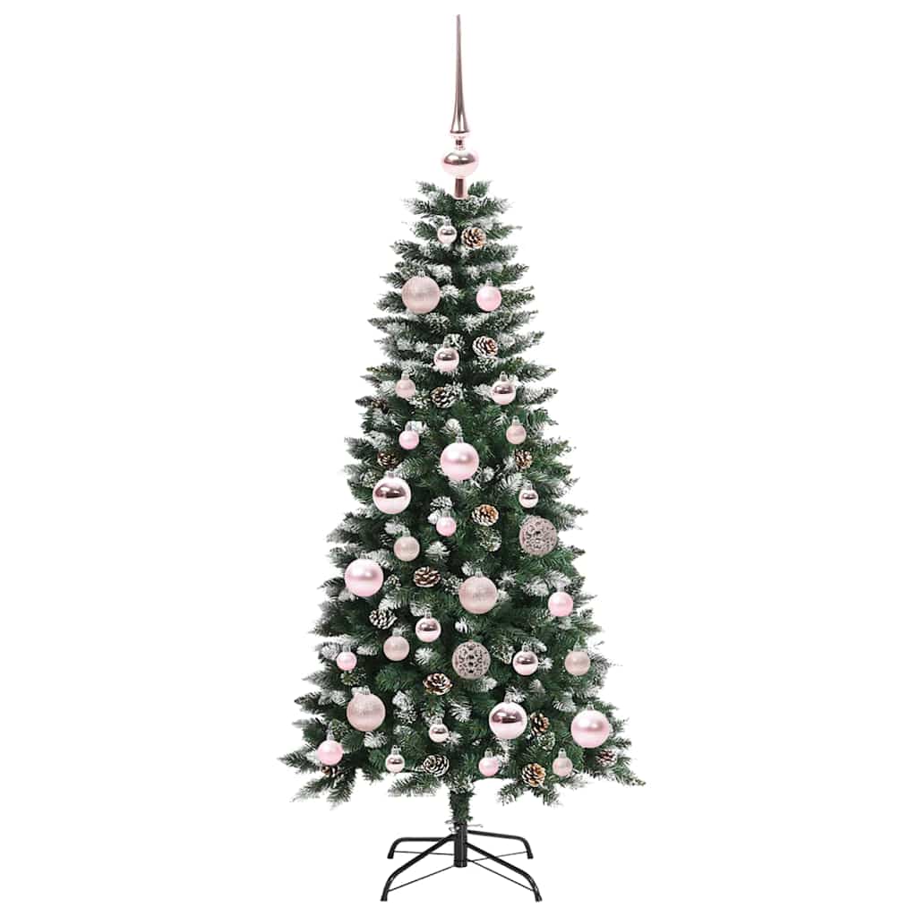 Kunstkerstboom met 150 LED Groen 120 cm PVC en Plastic en Staal is nu te koop bij PeponiXL, paradijselijk wonen!