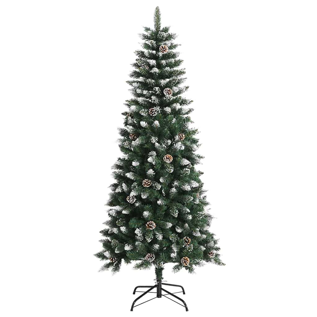 Kunstkerstboom met 150 LED Groen 150 cm PVC en Plastic en Staal is nu te koop bij PeponiXL, paradijselijk wonen!