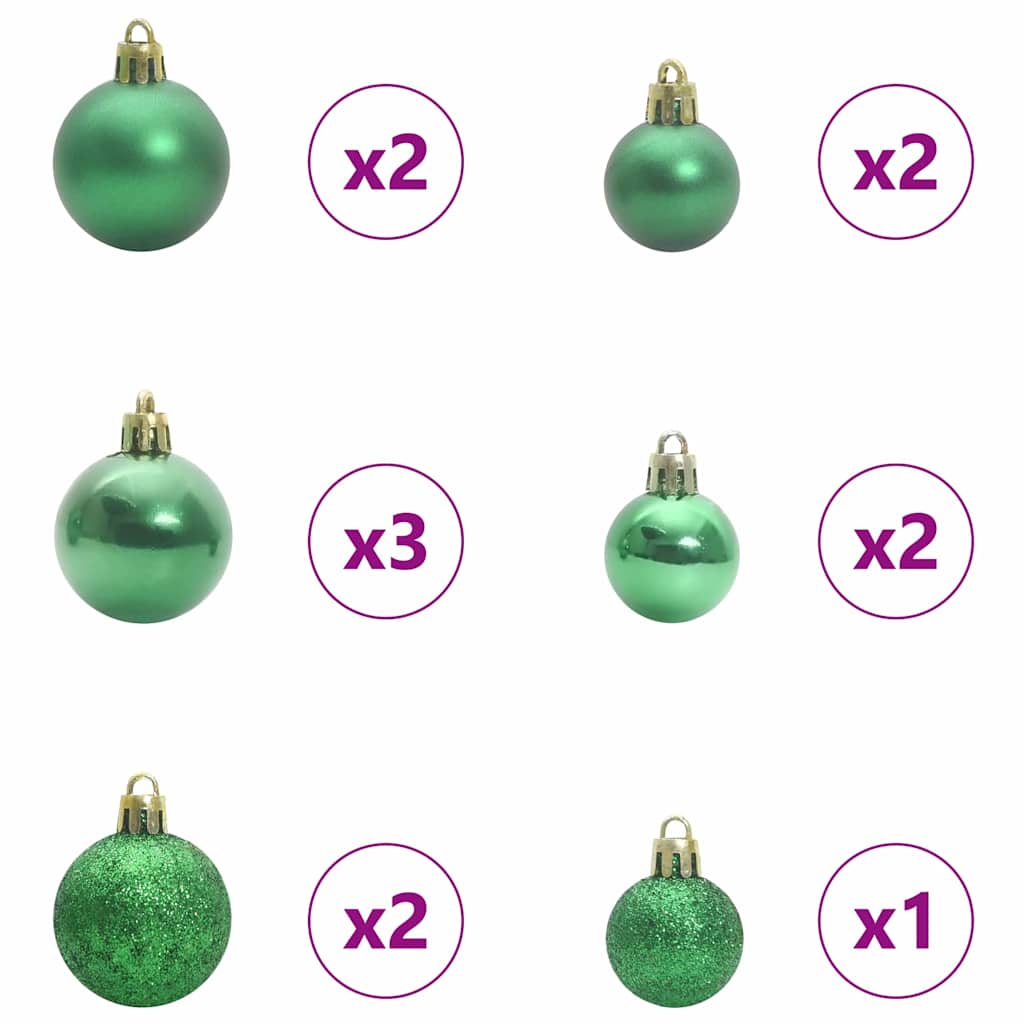 Kunstkerstboom met 150 LED Groen 150 cm PVC en Plastic en Staal is nu te koop bij PeponiXL, paradijselijk wonen!