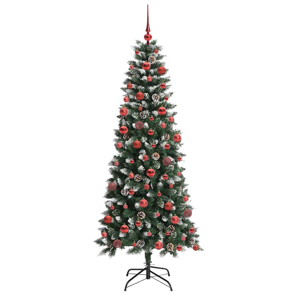 Kunstkerstboom met 300 LED Groen 180 cm PVC en Plastic en Staal is nu te koop bij PeponiXL, paradijselijk wonen!