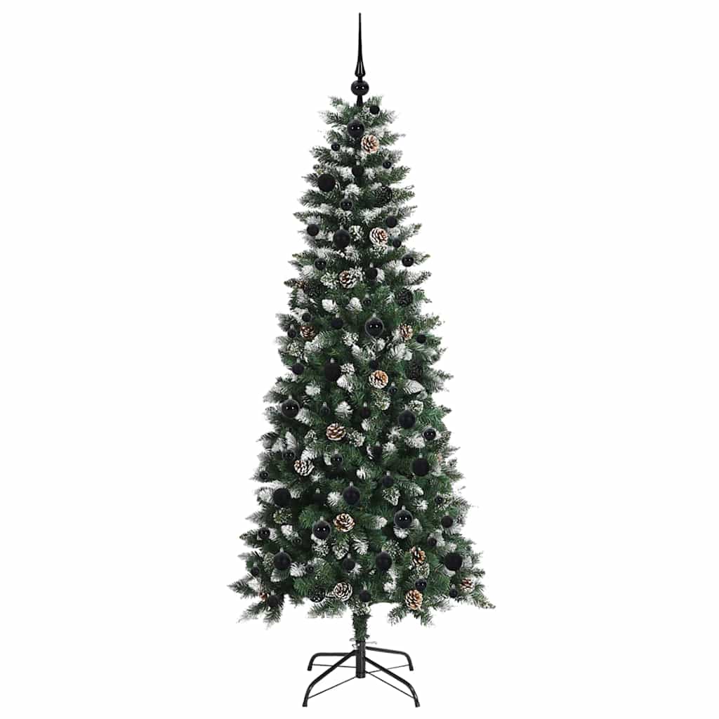 Kunstkerstboom met 300 LED Groen 180 cm PVC en Plastic en Staal is nu te koop bij PeponiXL, paradijselijk wonen!