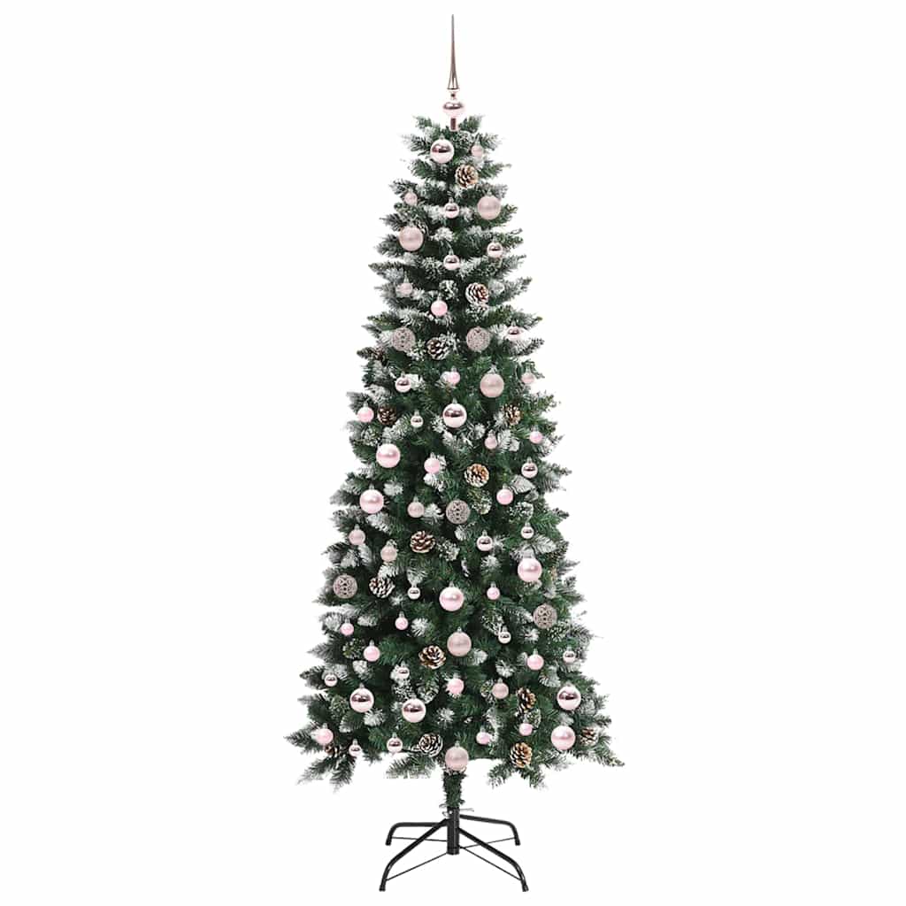 Kunstkerstboom met 300 LED Groen 180 cm PVC en Plastic en Staal is nu te koop bij PeponiXL, paradijselijk wonen!