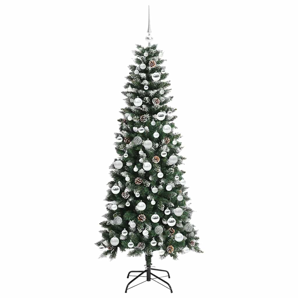 Kunstkerstboom met 300 LED Groen 180 cm PVC en Plastic en Staal is nu te koop bij PeponiXL, paradijselijk wonen!
