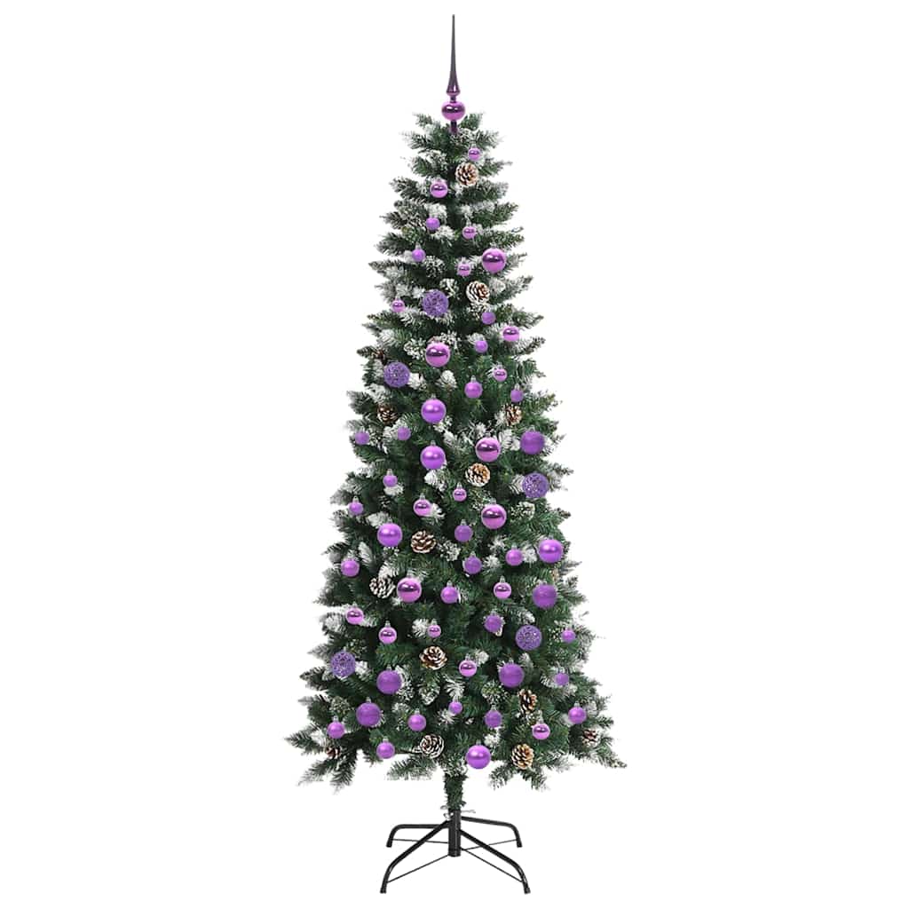 Kunstkerstboom met 300 LED Groen 180 cm PVC en Plastic en Staal is nu te koop bij PeponiXL, paradijselijk wonen!