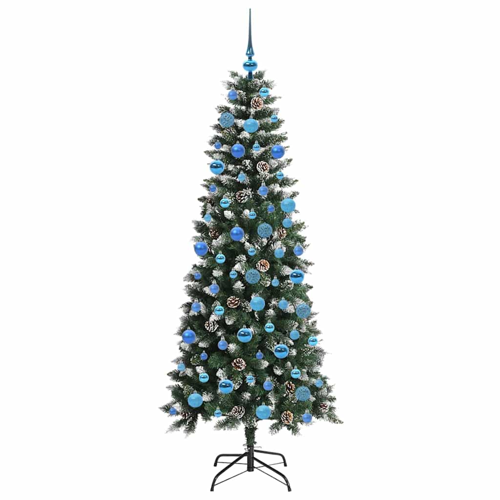 Kunstkerstboom met 300 LED Groen 180 cm PVC en Plastic en Staal is nu te koop bij PeponiXL, paradijselijk wonen!