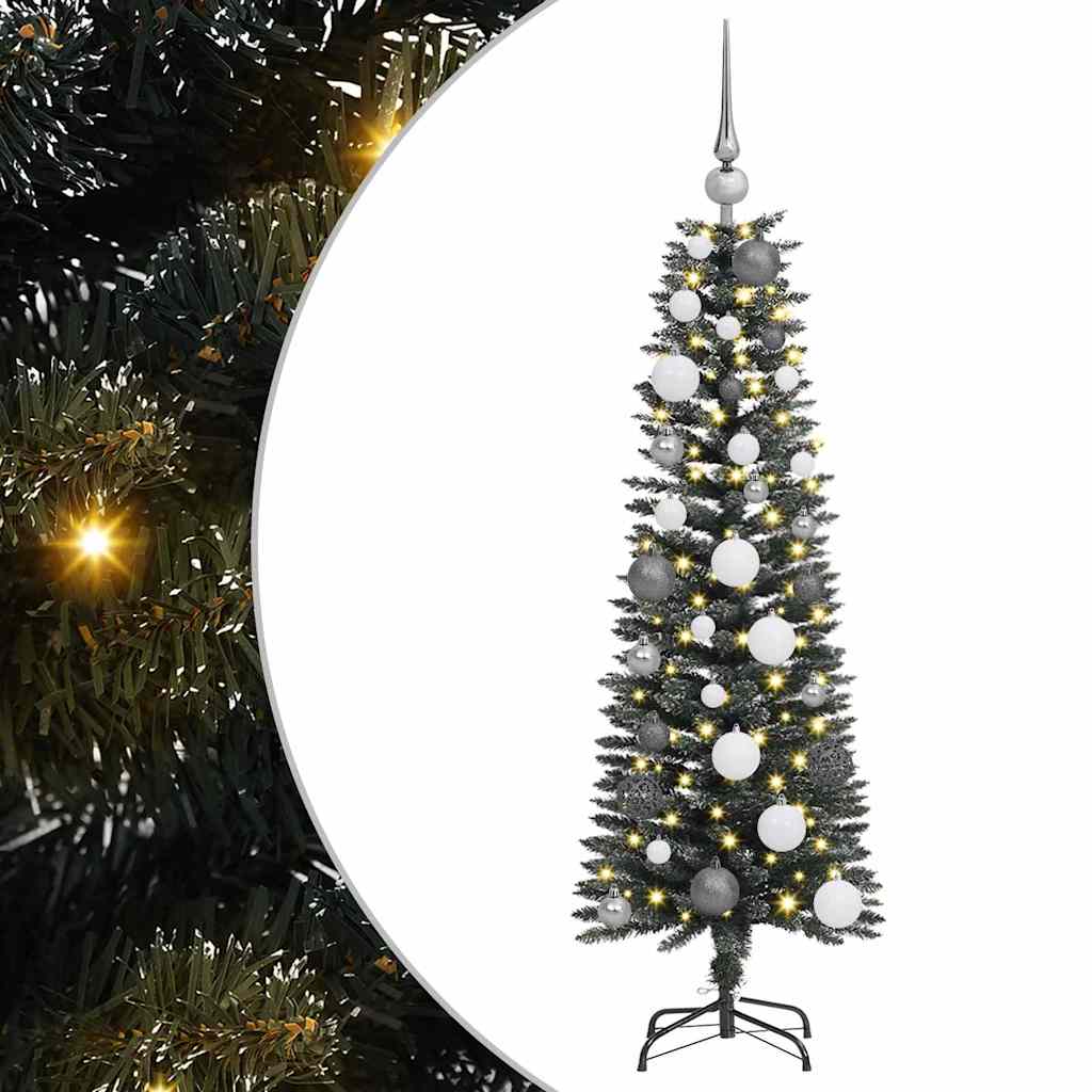 Kunstkerstboom met 150 LED Groen 120 cm PVC en Plastic en Staal is nu te koop bij PeponiXL, paradijselijk wonen!