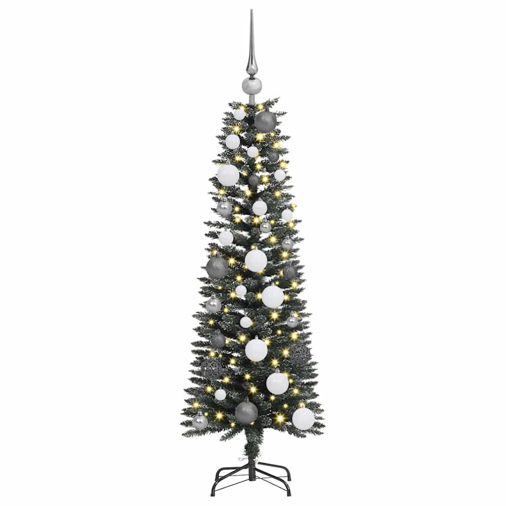 Kunstkerstboom met 150 LED Groen 120 cm PVC en Plastic en Staal is nu te koop bij PeponiXL, paradijselijk wonen!