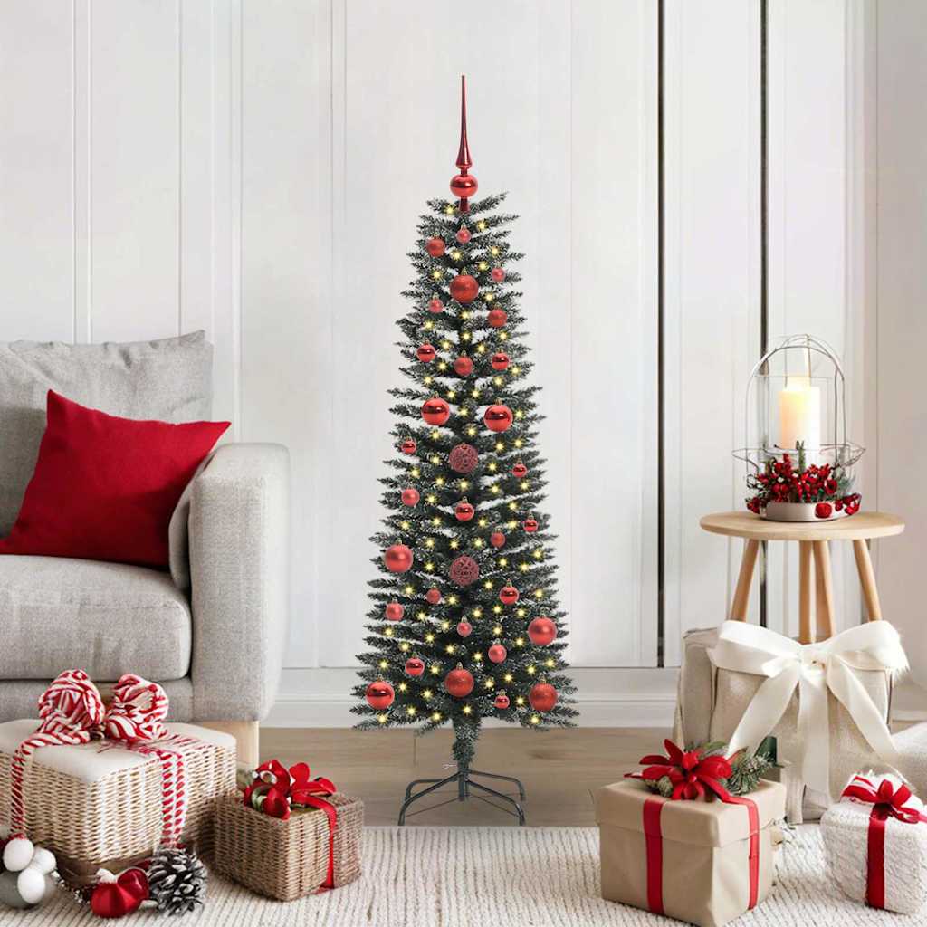 Kunstkerstboom met 150 LED Groen 120 cm PVC en Plastic en Staal is nu te koop bij PeponiXL, paradijselijk wonen!