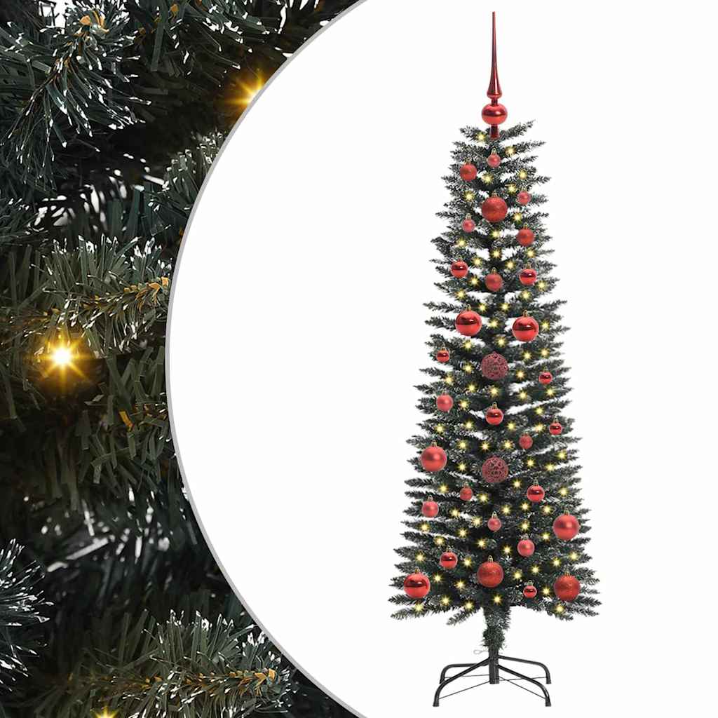 Kunstkerstboom met 150 LED Groen 120 cm PVC en Plastic en Staal is nu te koop bij PeponiXL, paradijselijk wonen!