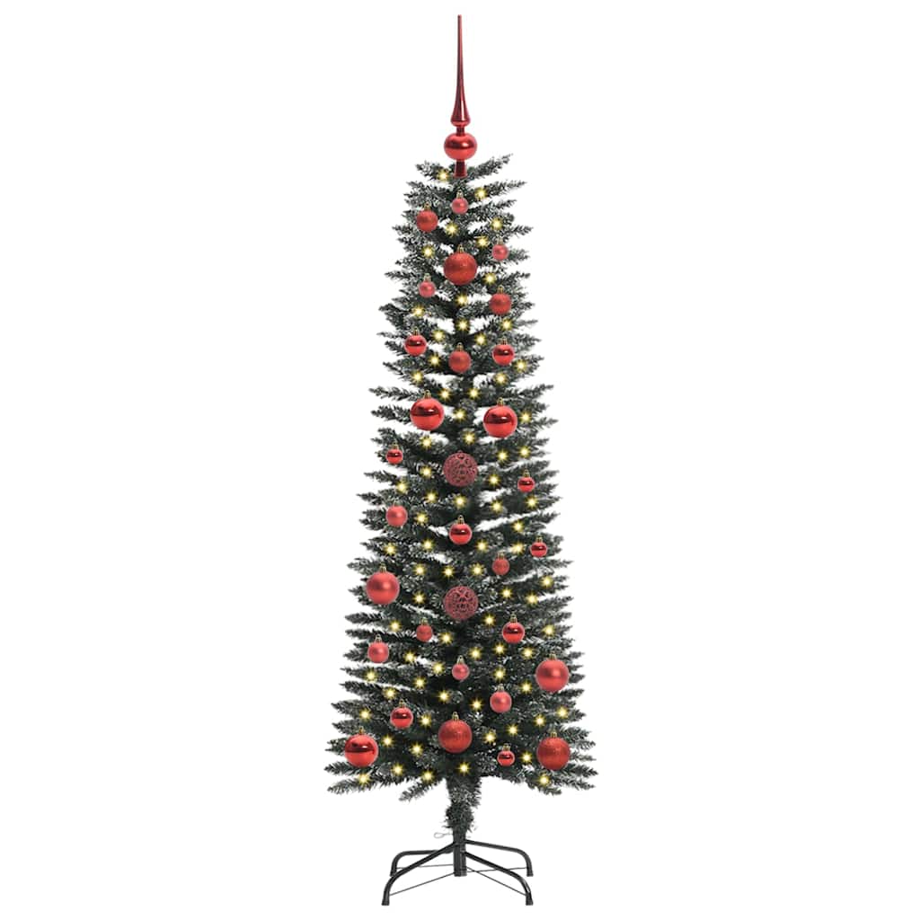Kunstkerstboom met 150 LED Groen 120 cm PVC en Plastic en Staal is nu te koop bij PeponiXL, paradijselijk wonen!