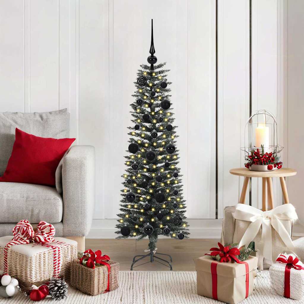 Kunstkerstboom met 150 LED Groen 120 cm PVC en Plastic en Staal is nu te koop bij PeponiXL, paradijselijk wonen!