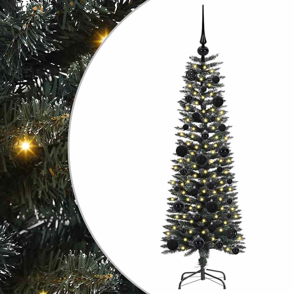 Kunstkerstboom met 150 LED Groen 120 cm PVC en Plastic en Staal is nu te koop bij PeponiXL, paradijselijk wonen!