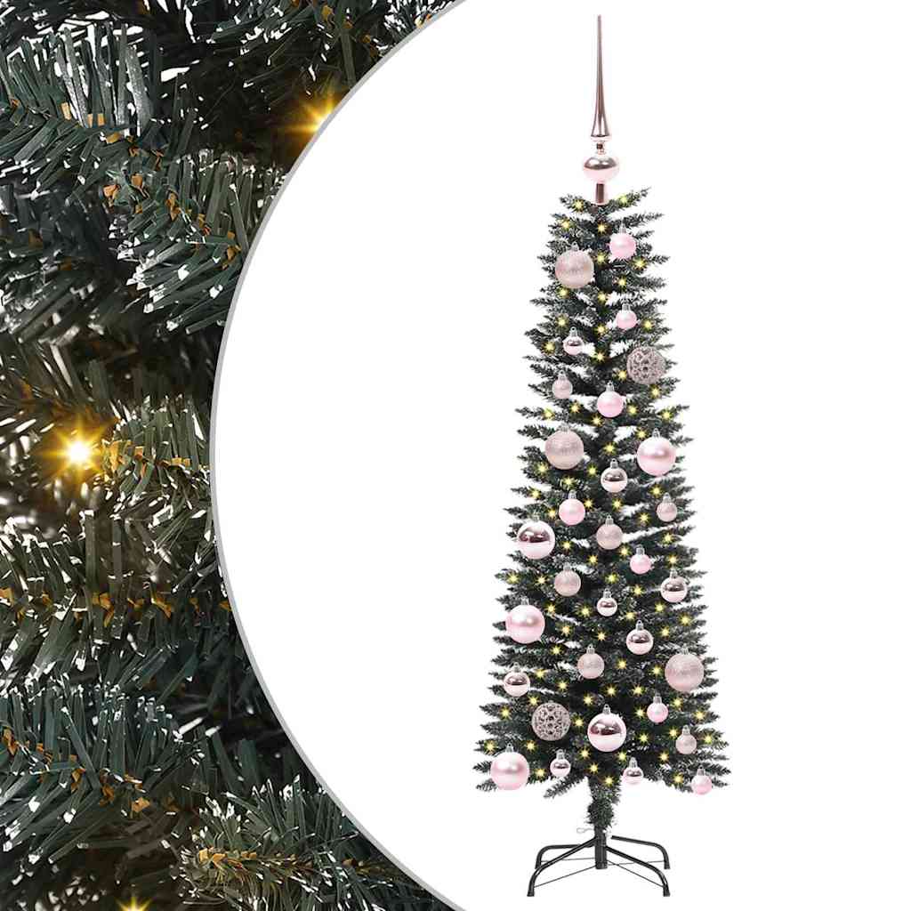 Kunstkerstboom met 150 LED Groen 120 cm PVC en Plastic en Staal is nu te koop bij PeponiXL, paradijselijk wonen!