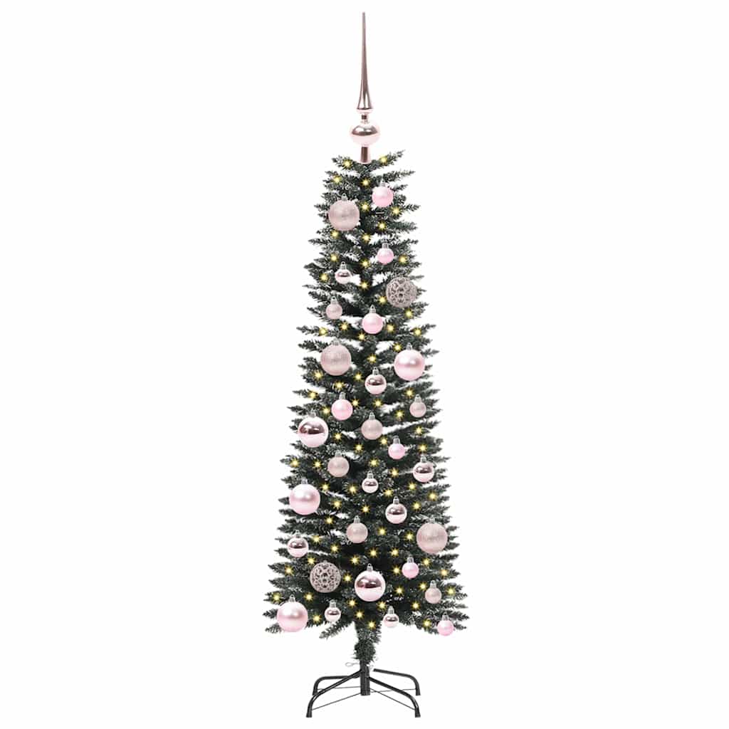 Kunstkerstboom met 150 LED Groen 120 cm PVC en Plastic en Staal is nu te koop bij PeponiXL, paradijselijk wonen!