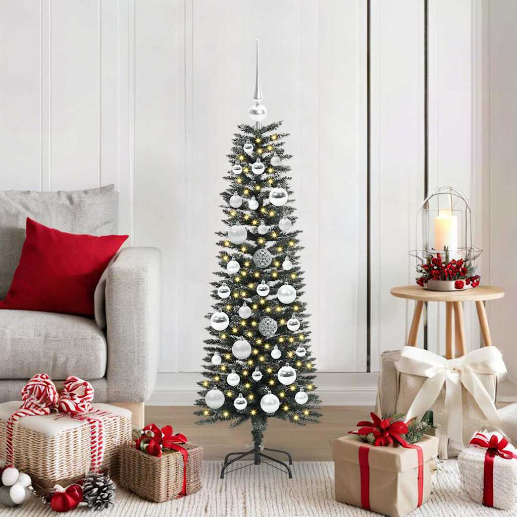 Kunstkerstboom met 150 LED Groen 120 cm PVC en Plastic en Staal is nu te koop bij PeponiXL, paradijselijk wonen!