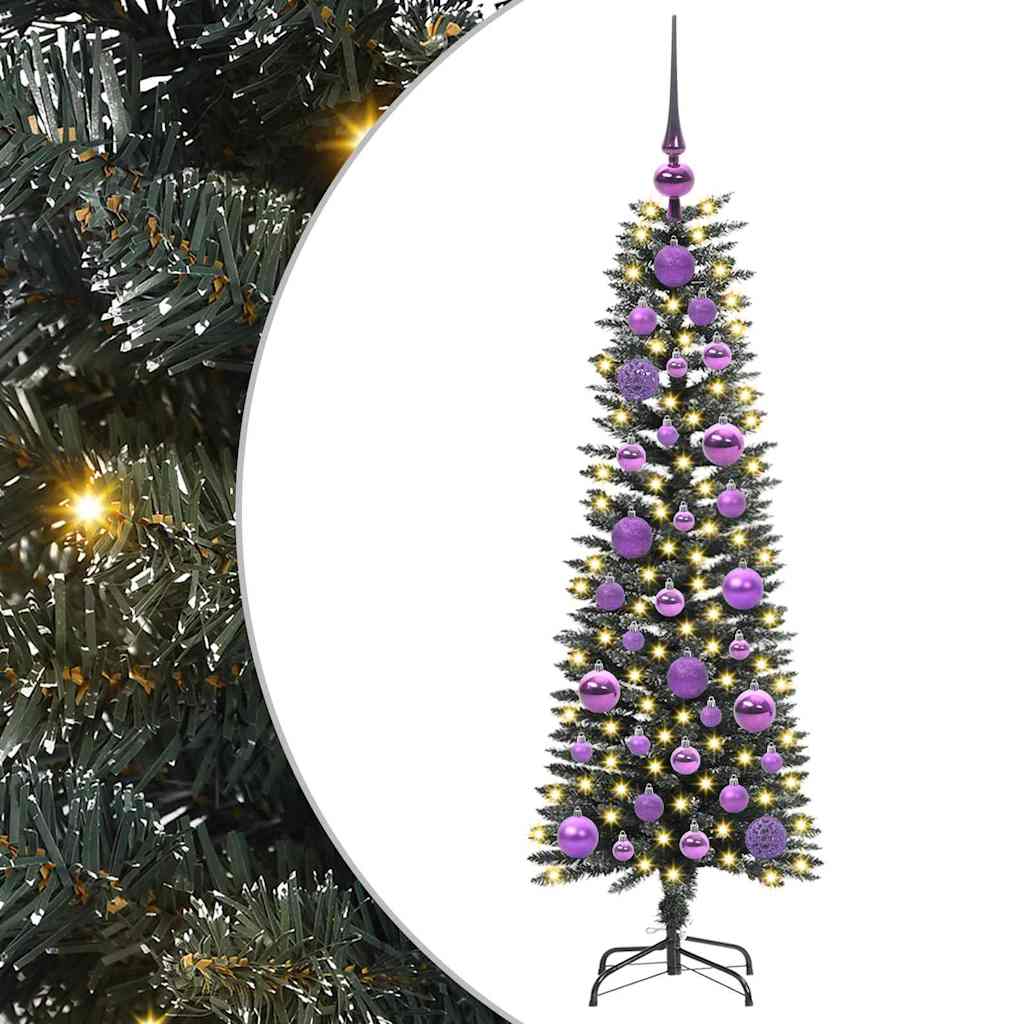 Kunstkerstboom met 150 LED Groen 120 cm PVC en Plastic en Staal is nu te koop bij PeponiXL, paradijselijk wonen!