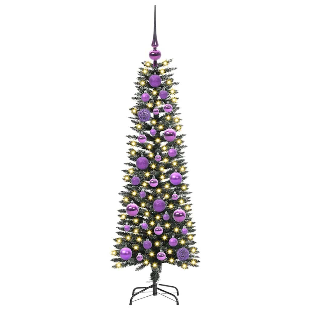 Kunstkerstboom met 150 LED Groen 120 cm PVC en Plastic en Staal is nu te koop bij PeponiXL, paradijselijk wonen!