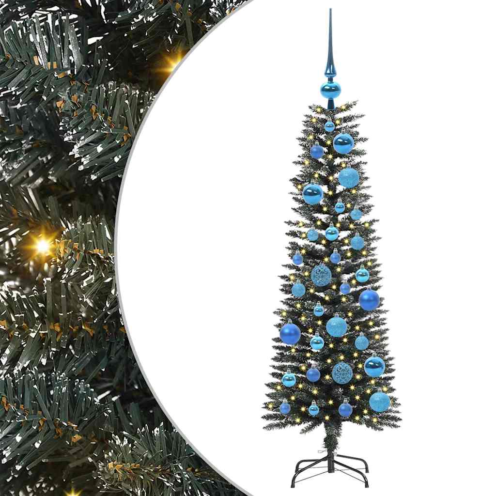 Kunstkerstboom met 150 LED Groen 120 cm PVC en Plastic en Staal is nu te koop bij PeponiXL, paradijselijk wonen!