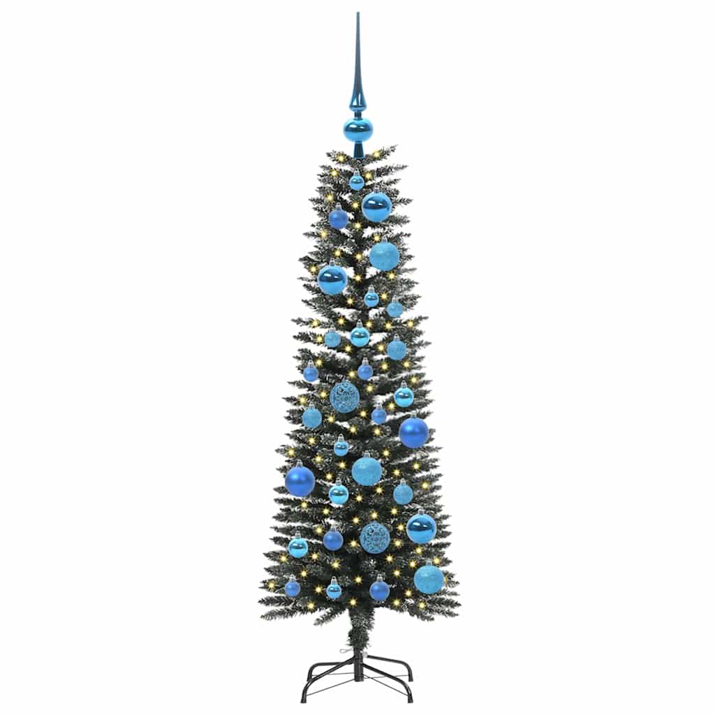 Kunstkerstboom met 150 LED Groen 120 cm PVC en Plastic en Staal is nu te koop bij PeponiXL, paradijselijk wonen!
