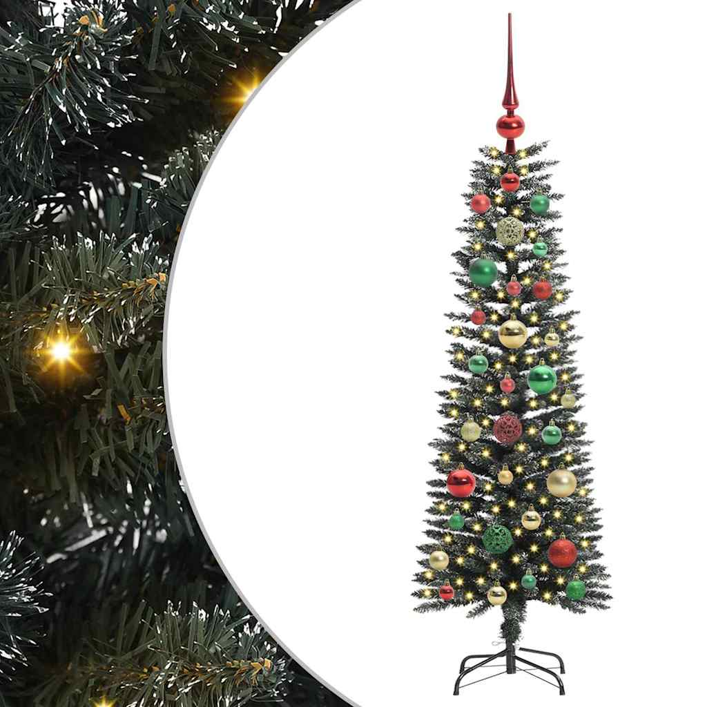 Kunstkerstboom met 150 LED Groen 120 cm PVC en Plastic en Staal is nu te koop bij PeponiXL, paradijselijk wonen!